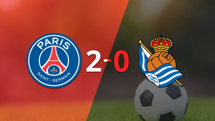 PSG venció a Real Sociedad en el duelo de ida