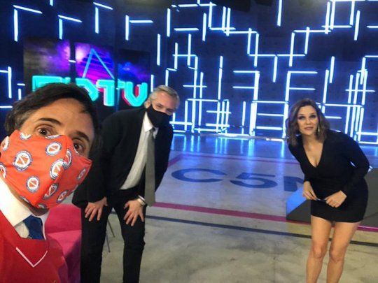 El presidente Alberto Fernández participó del programa Sobredosis de TV.