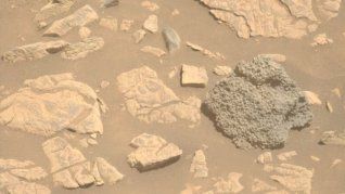 El rover Perseverance capturó esta imagen el 13 de marzo de 2025