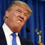 Trump volvió a defender el cobro indirecto del muro durante un acto de campaña en Kentucky. Trump volvió a defender el cobro indirecto del muro durante un acto de campaña en Kentucky.