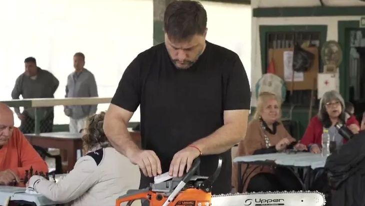 Leandro Santoro, cómodo de cara al domingo. 