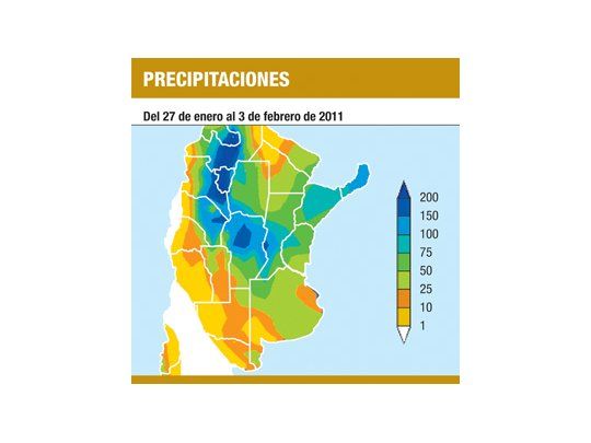 Lluvias llevarán alivio al campo