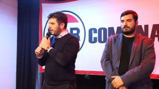 Leonel Chiarella encabezó el acto en la Comuna 11 junto al legislador Francisco Loupias. Leonel Chiarella encabezó el acto en la Comuna 11 junto al legislador Francisco Loupias.