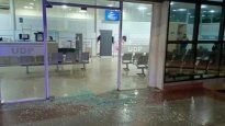 El frente del hospital Ruben Caporaletti