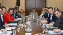 Primera reunión interministerial entre Patricia Bullrich y Luis Petri.&nbsp;