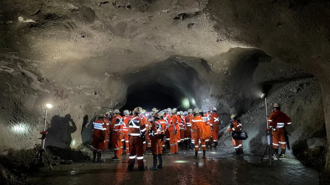 El Teniente la mina subterránea de cobre más grande del mundo, situada en la región de O’Higgins, a 120 kilómetros de Santiago de Chile, capital del país.