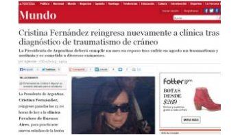 Así tituló La Tercera de Chile