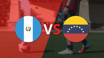 guatemala y venezuela comienzan el segundo tiempo sin goles