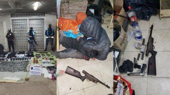 LaPolicía de la Ciudad detuvo al capo narco de 28 años y secuestró un arsenal,incluido un fusil de uso militar, además de drogas