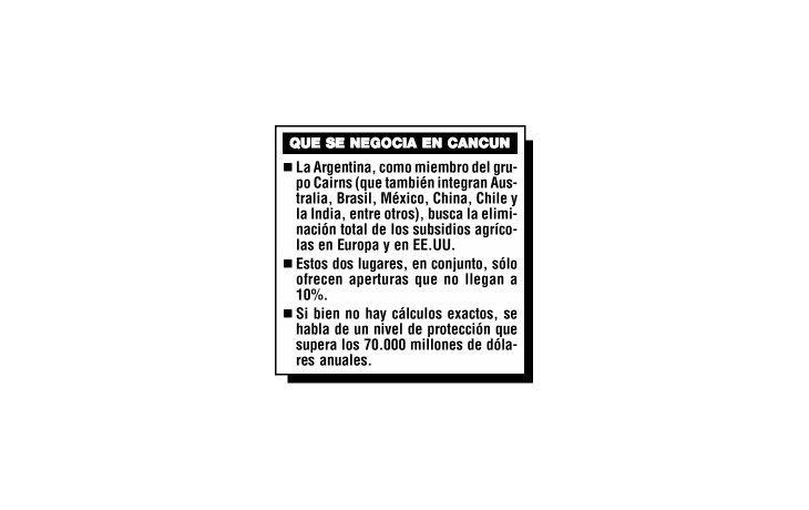 LA ARGENTINA CIERRA SU POSICIÓN PARA LLEVAR A CUMBRE DE OMC