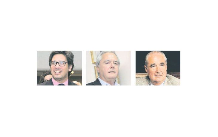 Germán Garavano, Federico Pinedo y Esteban Righi