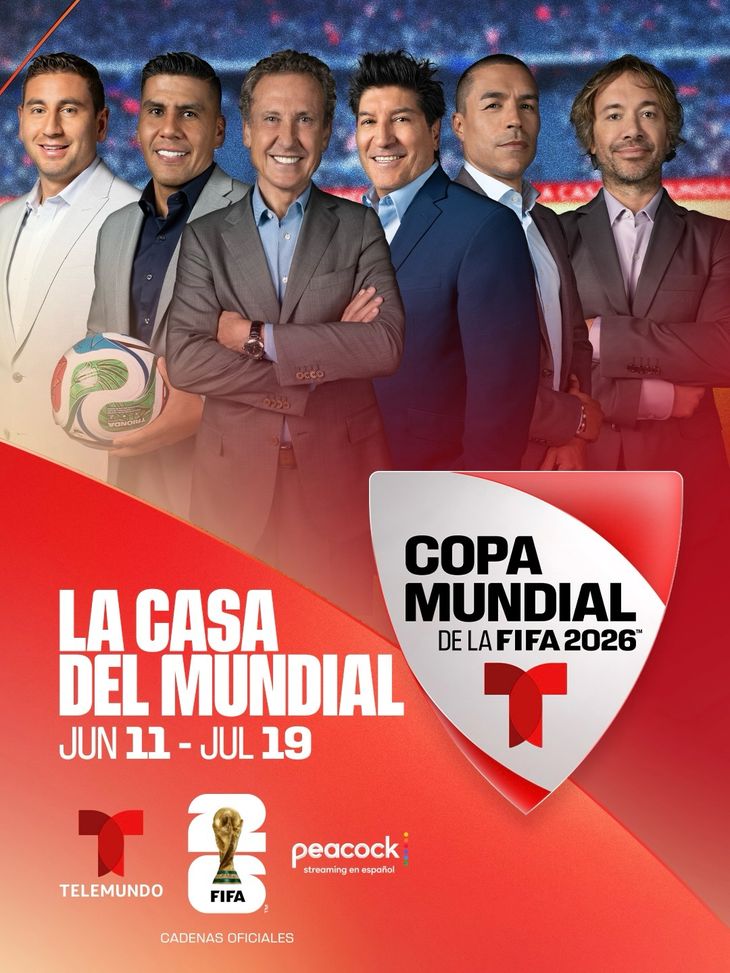 La alineación de Telemundo para la próxima Copa del Mundo incluye a leyendas internacionales, confirmando una competencia feroz por la audiencia hispana. La alineación de Telemundo para la próxima Copa del Mundo incluye a leyendas internacionales, confirmando una competencia feroz por la audiencia hispana.
