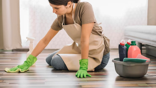 Limpieza﻿: consejos para que el piso quede reluciente y quitar manchas de grasa.