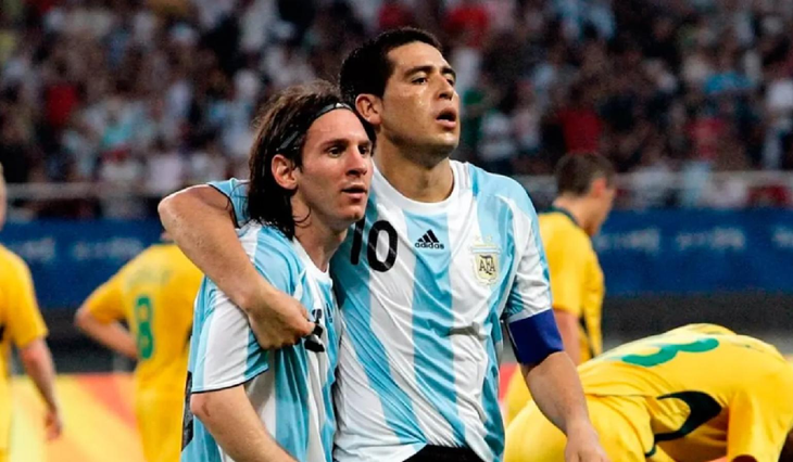 Messi and Riquelme in the Olympic team
