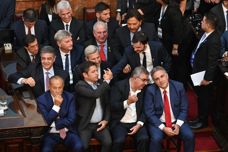 Gobernadores presentes en el Congreso de la Nación. 