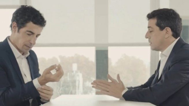 Wado de Pedro junto a Esteban Lamothe.&nbsp;