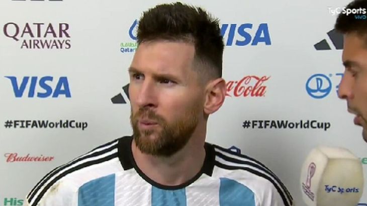 Se cumple un año de la incónica frase de Lionel Messi.
