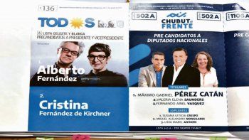 ¿PICARDÍA?.La papeleta llegó a con una imagen ficticia de la fórmula presidencial que encarnan Alberto Fernández y Cristina de Kirchner.