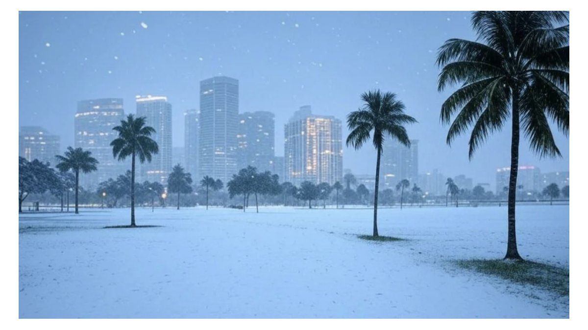 Cold wave in the US: a brutal snowfall affects Florida and other southern states Cold wave in the US: a brutal snowfall affects Florida and other southern states