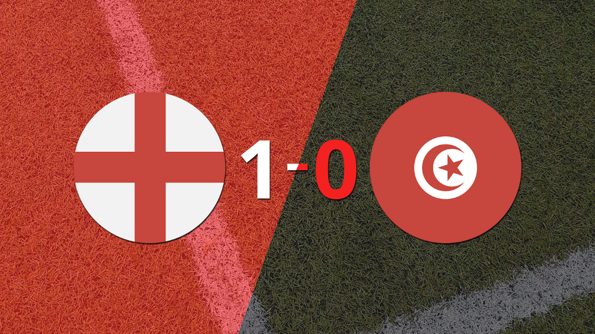England beat Tunisia 1-0 at home