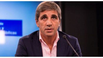El ministro de Finanzas, Luis Caputo.