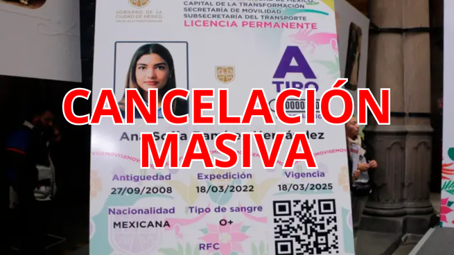 Esto debes saber sobre cancelación de licencias de conducir.