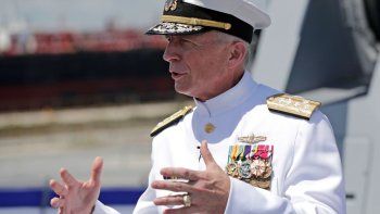 El almirante Craig Faller, titular del Comando Sur de los Estados Unidos﻿