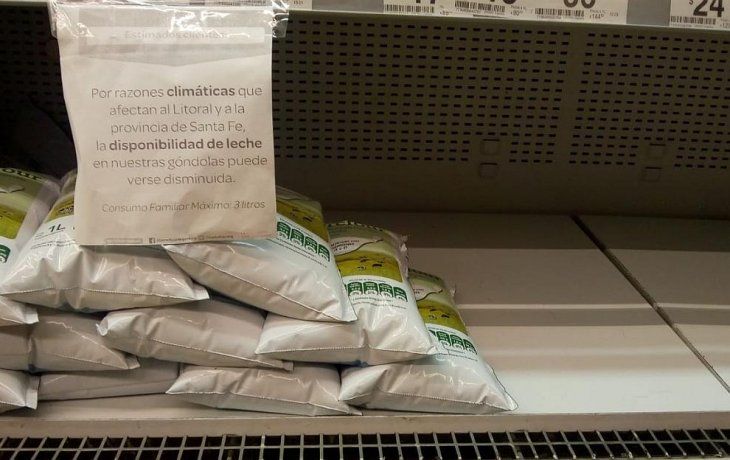 lacteos: alerta por desabastecimiento y fuerte suba de precios en gondolas