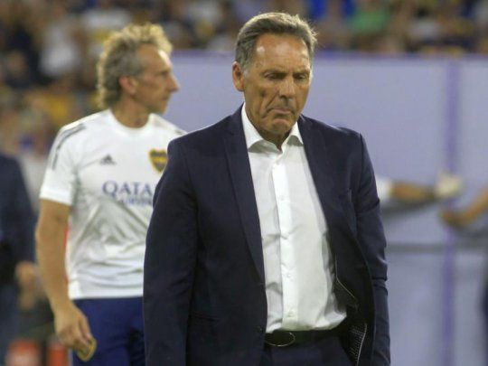 Miguel Ángel Russo en su debut oficial como director técnico de Boca Juniors