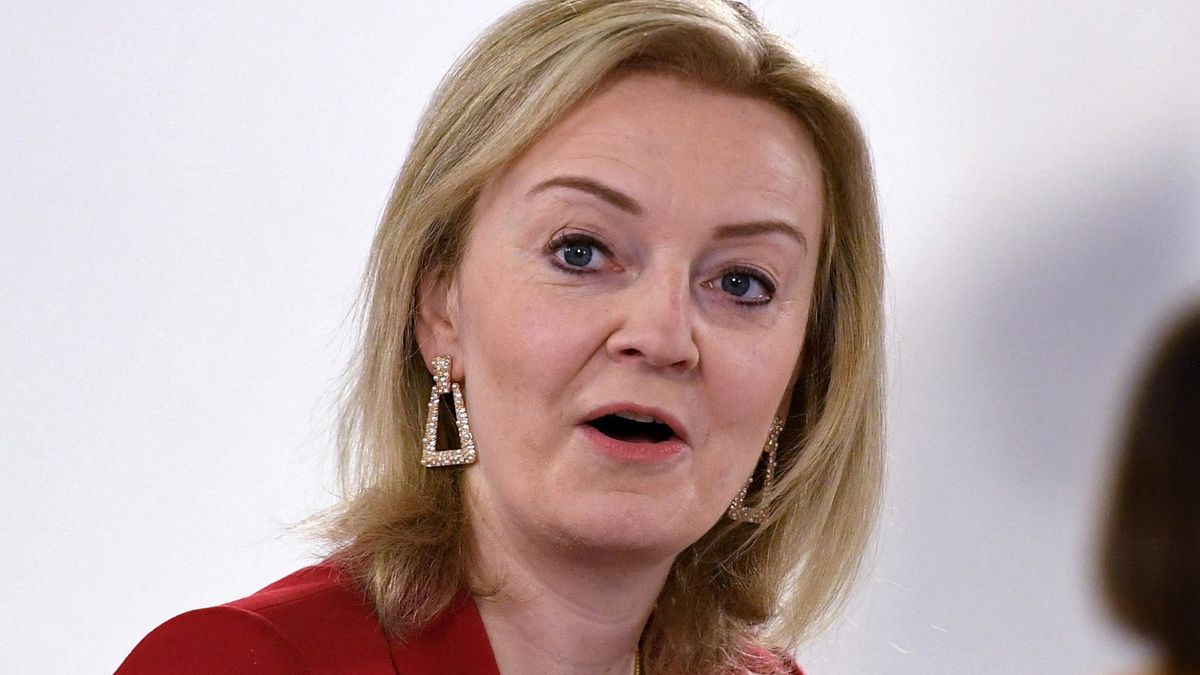 Minister Liz Truss, one step away from becoming Prime Minister