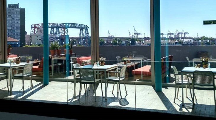 La vista de Café Proa.