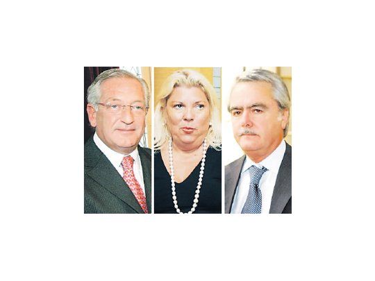 Eduardo Fellner, Elisa Carrió, Federico Pinedo