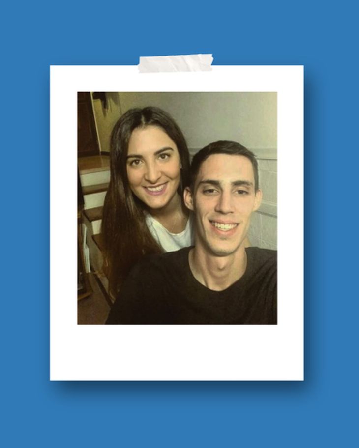 Agustina Chanquia y su novio, Agustín Saavedra. Agustina Chanquia y su novio, Agustín Saavedra.