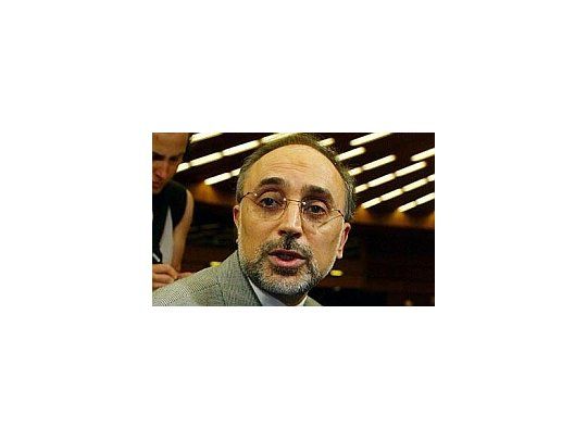 Ali Akbar Salehi, el jefe de la organización para la energía nuclear de Irán.