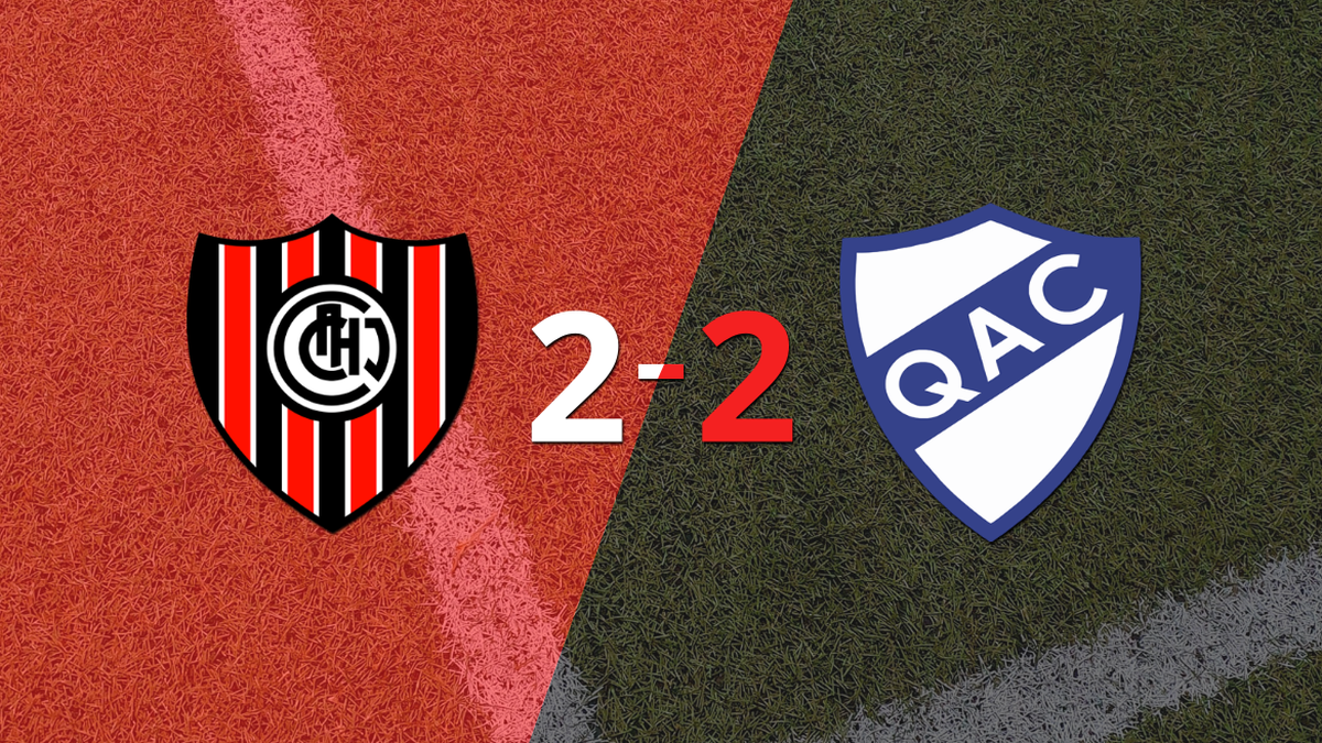 Chacarita drew 2-2 at home with Quilmes