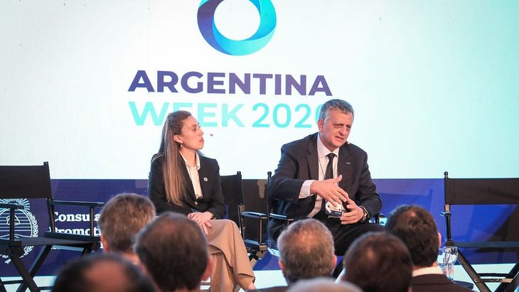Horacio Marín, CEO de YPF, en el Argentina Week. Horacio Marín, CEO de YPF, en el Argentina Week.