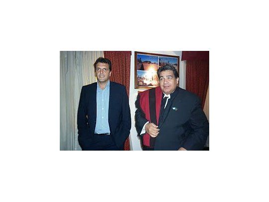 Sergio Massa y Mario Ishii.