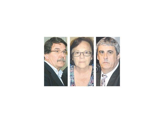 Alberto Sileoni, Stella Maldonado, Sergio Romero