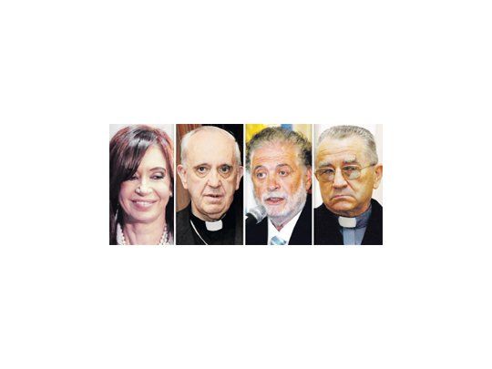 Cristina de Kirchner, Jorge Bergoglio, Ginés González García, Antonio Baseotto