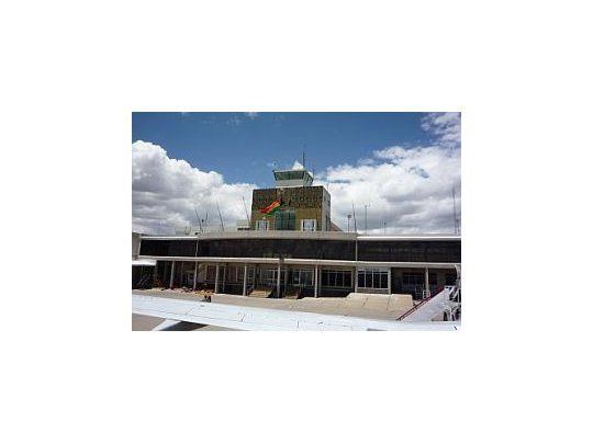 El aeropuerto internacional de El Alto, en La Paz.