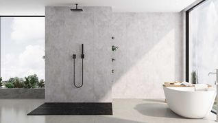 La ducha italiana elimina el clásico plato elevado y se integra al piso del baño, logrando un efecto moderno y continuo. La ducha italiana elimina el clásico plato elevado y se integra al piso del baño, logrando un efecto moderno y continuo.