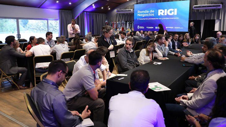 La agenda de las Rondas RIGI incluyó 90 mesas de negocios, 11 conferencias y 14 paneles de capacitación. También funcionaron 15 stands de financiamiento y asistencia técnica para empresas.