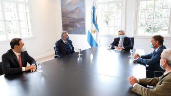 El Presidente se reunió con los gobernadores de Jujuy, Mendoza y Corrientes.