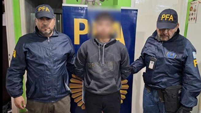 El detenido es argentino y mayor de edad.