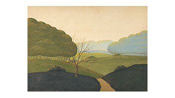 ámbito.com | «Paisaje conbosquecillos», una delas cerca decien sutilesobras quereúne lamuestra deFrayGuillermoButler,en el CentroCulturalRecoleta.