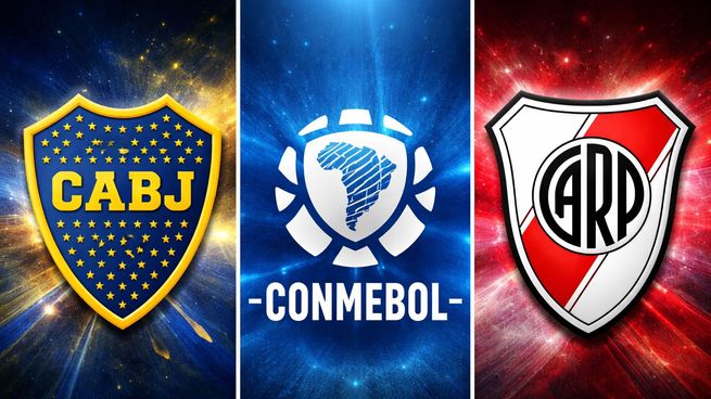 Conmebol anunció el ranking de clubes 2026: qué puestos ocupan River, Boca y los otros argentinos