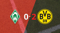 borussia dortmund le gano como visitante a werder bremen por 2 a 0