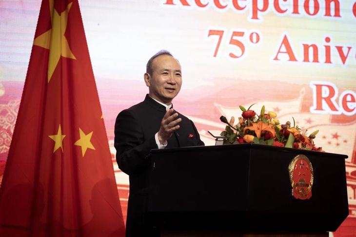 Wang Wei, embajador de China en la Argentina.