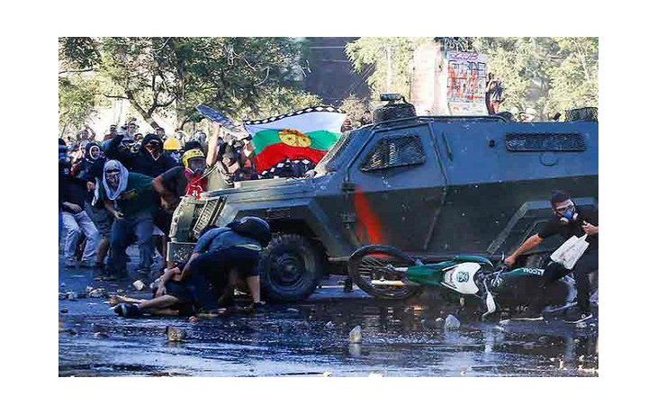 la onu condeno el atropello de un manifestante en chile