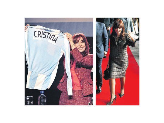 Aunque en su discurso Cristina de Kirchner defiende la industria nacional, a la hora de vestir prefiere el diseño extranjero, y los modistos argentinos la acusan de no «ponerse la camiseta» de su país.